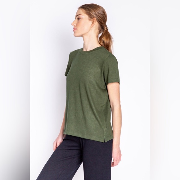 P.J SALVAGE RELOVED LOUNGE SHORT SLEEVE TOP - Picture 5 of 13